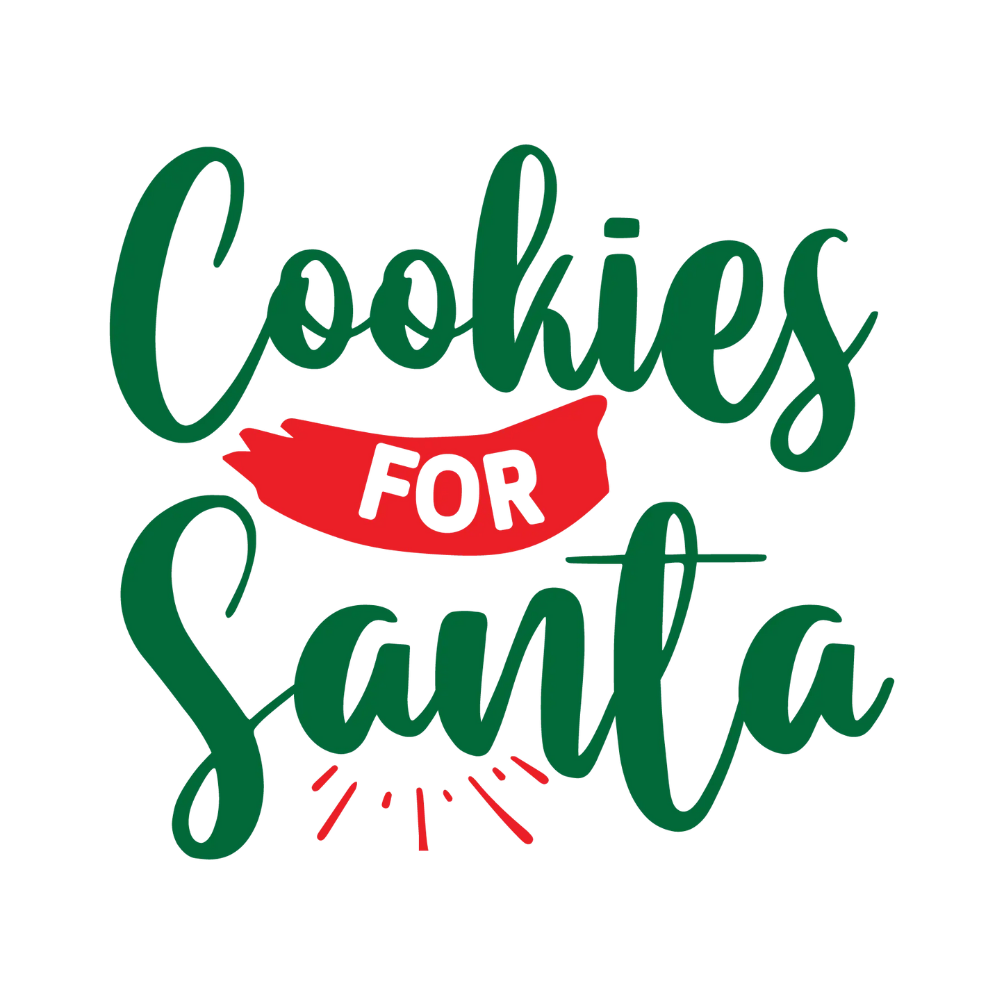 Cookies For Santa DTF Rocket