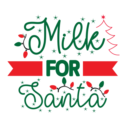 Milk for Santa 2 DTF Rocket